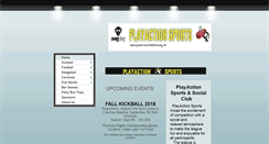 Desktop Screenshot of playactionsports.net